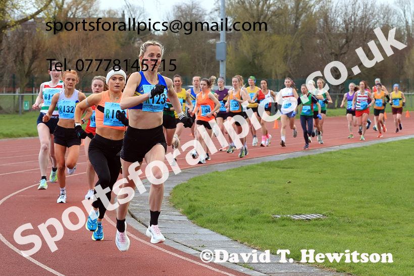 Senior Womens 6 Stage Road Relay, 2026 Northern Mens 12 and Womens 6 Stage Road Relays and Young Athletes 5k, Sheepmount Stadium, Carlisle. Photo: David T. Hewitson/Sports for All Pics